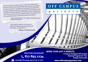 Flyer Design by Kowzi for Off Campus Partners | Design #12939375