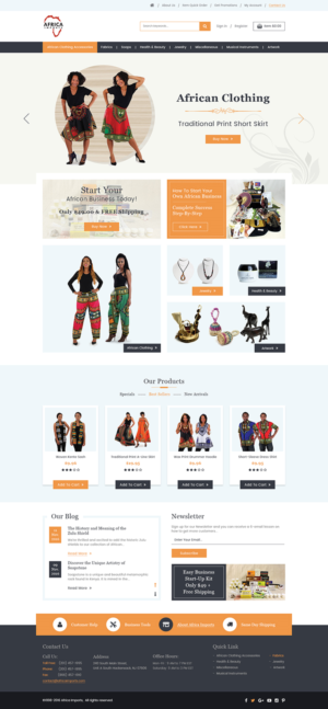 Wholesale e-commerce website re-design | Web-Design von Ved Web Services