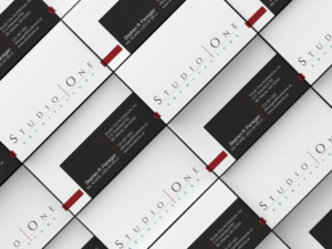 Studio One Architecture business card | Business Card Design by HYPdesign