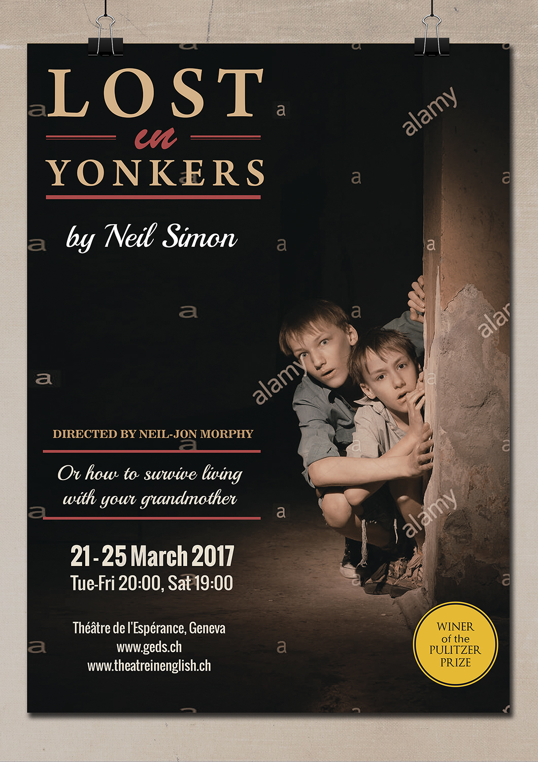 Poster Design by alex989 for Geneva English Drama Society | Design #13042745