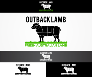 Outback Lamb/Fresh Australian Lamb | Logo-Design von sangeloenriquez