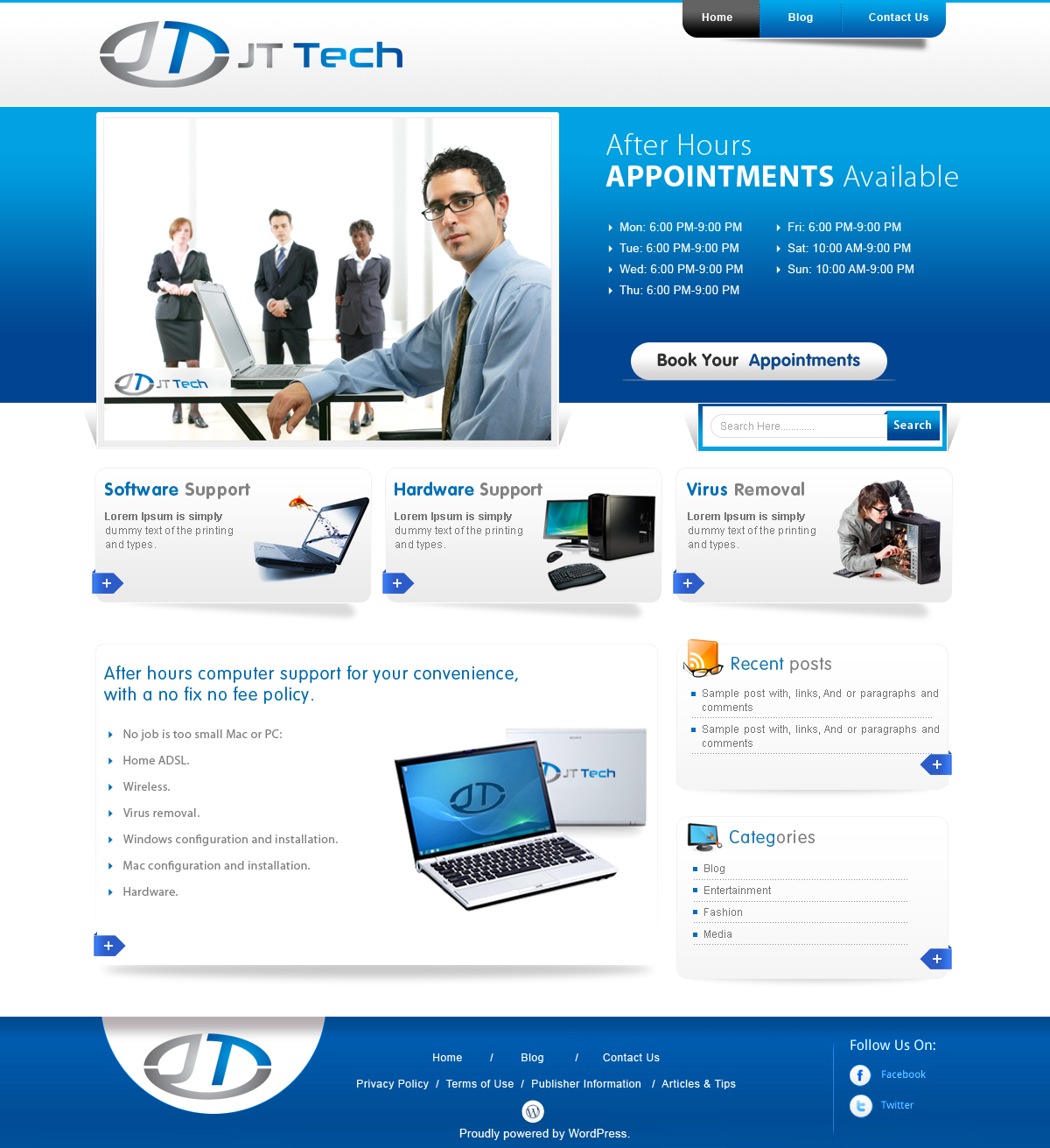 Wordpress Design by webxvision for this project | Design: #538810