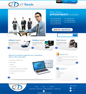 Wordpress Design by webxvision for this project | Design #538810