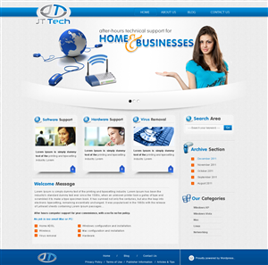 Wordpress Design by webxvision for this project | Design: #549033