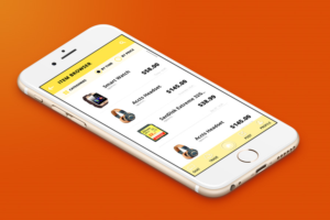 Need a FLAT UI design for mobile campus Marketplace APP  | App Design by AppGeek