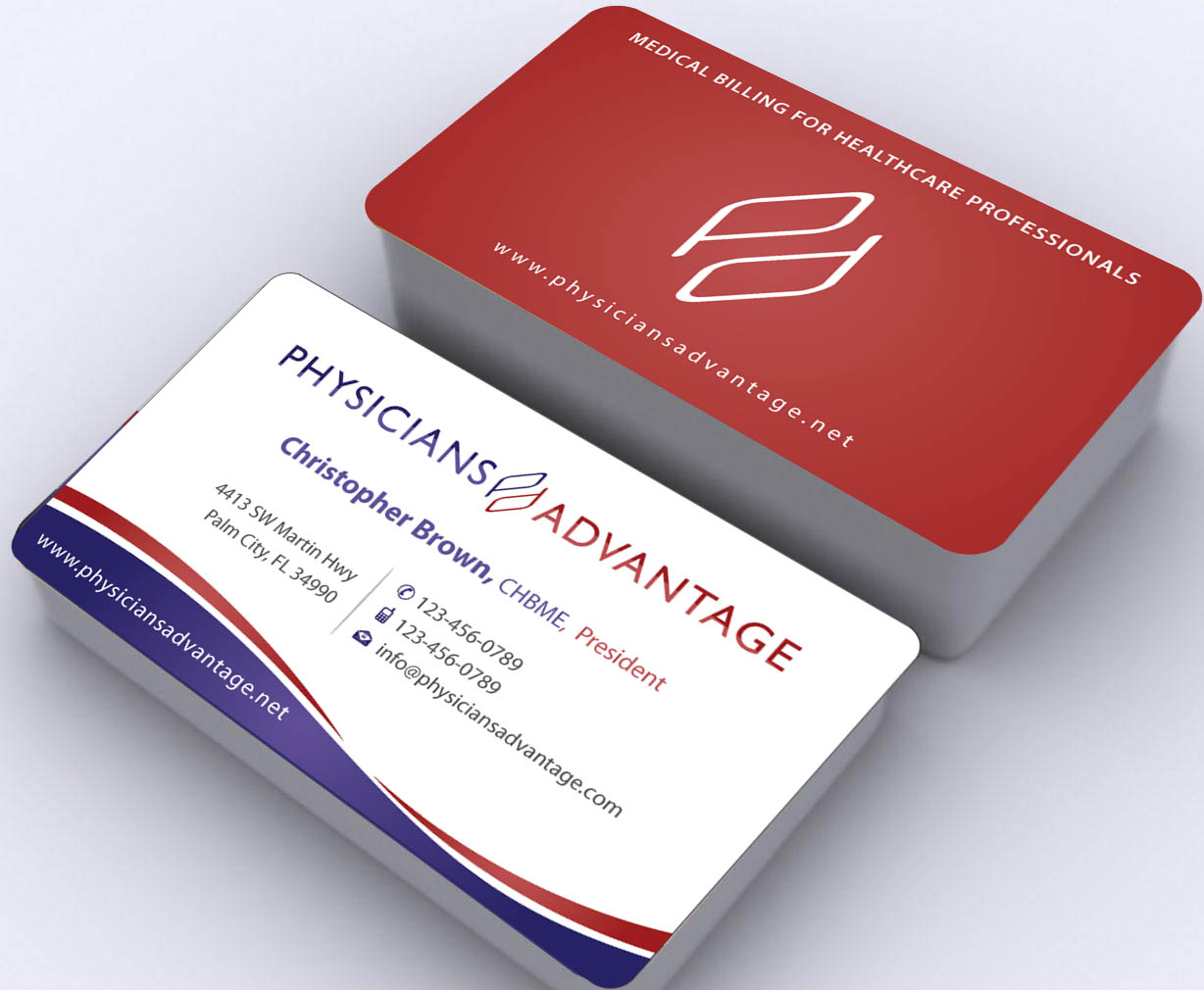 Business Card Design by Sbss for Physicians Advantage Services, Inc. | Design #2453280