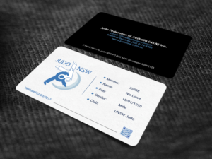 Judo NSW membership cards - one for black belts, one for everyone else. | Visitenkarten-Design von Sandaruwan