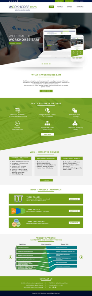 Workhorse Enterprise Asset Management  | Web Design by bdesigner9