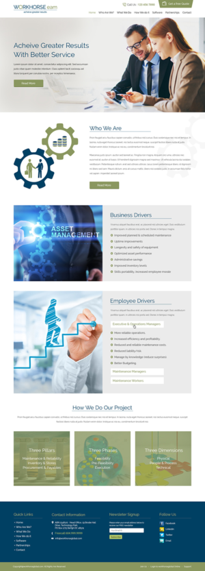 Workhorse Enterprise Asset Management  | Web Design by Tpith