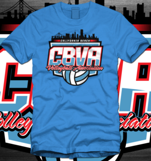 T-shirt Design by Club Flyer Studios for California Beach Volleyball Association | Design #13367056