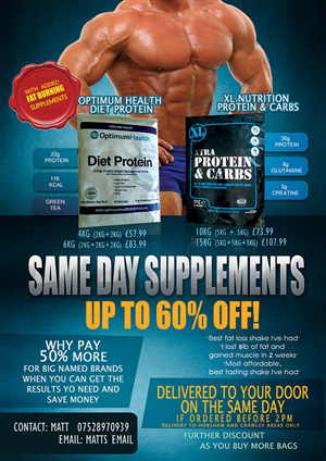 Poster Design by jshan for Health and Fitness For Less LTD | Design #2609341