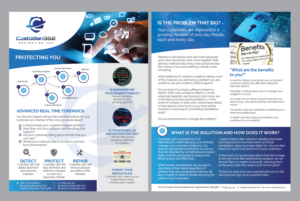 Customer Brochure for Startup Managed IT Security Provider | Brochure Design by Achiver