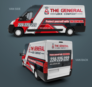 Lock Company Van | Packaging Design by SAI DESIGNS