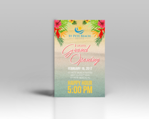 ST PETE BEACH SUITES GRAND OPENING | Flyer-Design von Luniere Designs