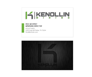 Business Card Design by vanessasitsonthewall for Kenollin Mining | Design #2482858