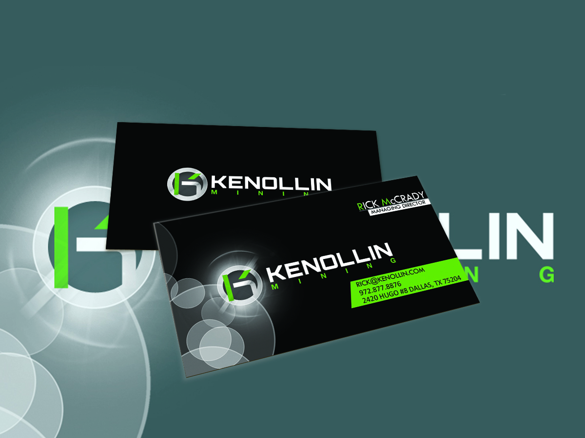 Business Card Design by Stone Design for Kenollin Mining | Design #2462368