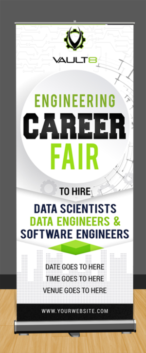 Vault 8 Engineering Career Fair Banner | Poster Design by SAI DESIGNS