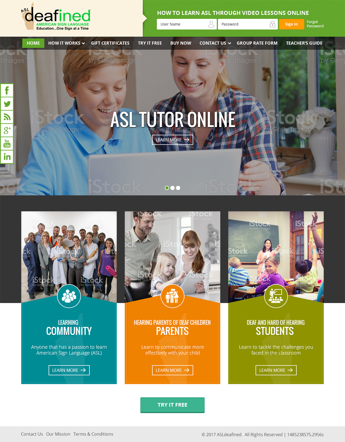 Web Design by RupalTechno for ASLdeafined.com | Design #13468645