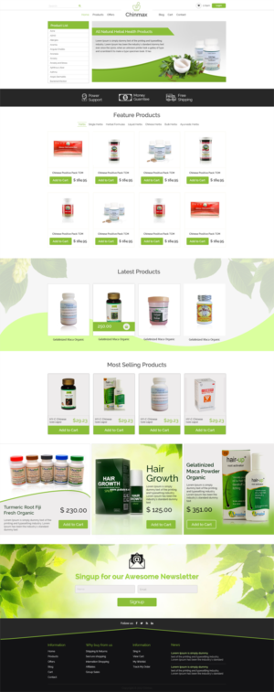 Chinese Herbal and Roots Shop design | Web-Design von Kingdom Vision