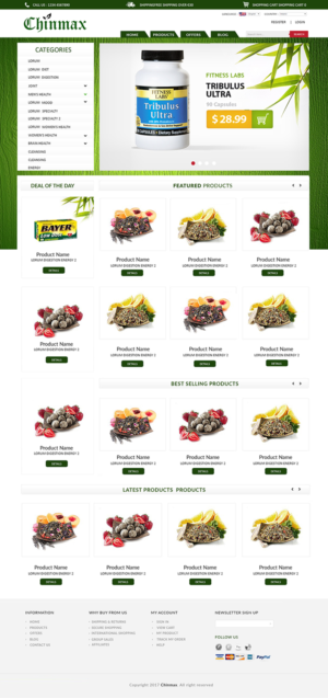 Chinese Herbal and Roots Shop design | Web-Design von bdesigner9