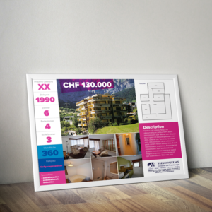 New modern and colorful Brochure for Real Estate shop window/showcase | Broschüren-Design von banedsgn