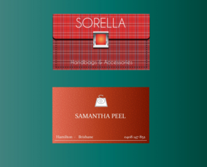 Business Card Design for a Handbags business | Business Card Design by edge design