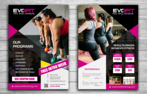 Flyer-Design von ecorokerz für EvoFit, LLP | Design #13675248