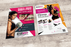 Flyer-Design von EdgeDesignsYe für EvoFit, LLP | Design #13739220