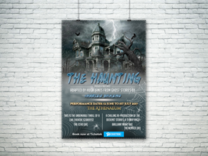 The Haunting (A live theatre show) | Poster Design by Lesaba Design