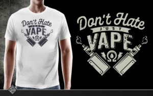 VAPE (E-Cigarette) T-Shirt Design Let Your Creativity Shine | T-Shirt-Design von G3K