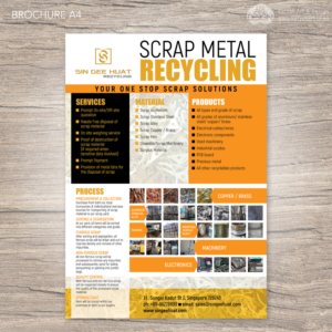 Brochure Design by Katyas Art and Design for Sin Gee Huat Recycling | Design #13684741