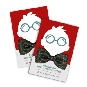 Bow Tie Post Card (Post Card to Package a Children's Bow Tie) | Postcard Design by Kishaloy_D