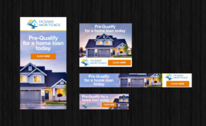 Oceans Mortgage - Banner Ads for Re-Marketing Campaigns           | Banner Ad Design by Laurra