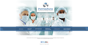 Design website home page for pathology consulting company | Web Design by an3