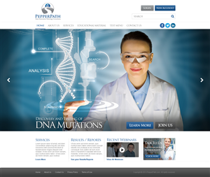 Design website home page for pathology consulting company | Web Design by TechWise