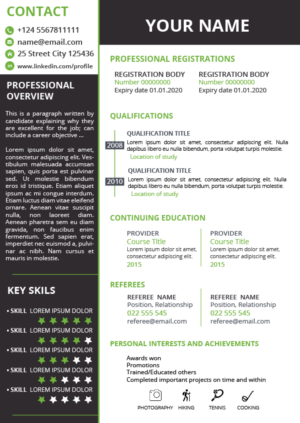 Resume Designs by Kristina Andonoff