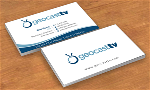 Online video and marketing company business cards | Schreibwaren-Design von Sbss