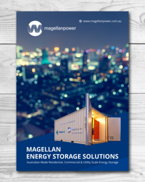 Magellan Energy Storage Catalogue Cover  | Flyer Design by OwnDesign