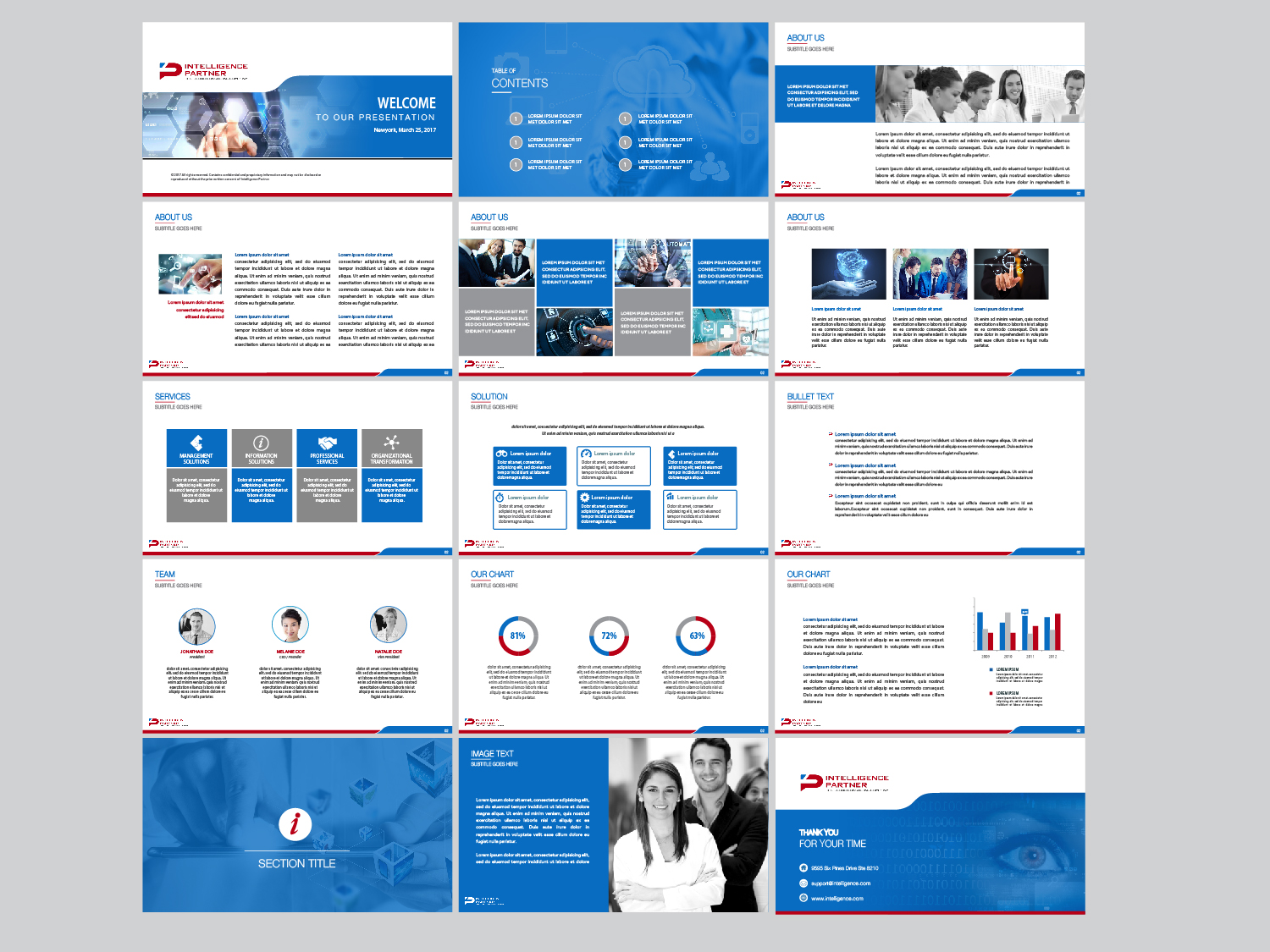 PowerPoint-Design von Nila für Intelligence Partner, SL - ESB85645273 | Design #13997575