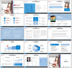 Presentation Template for Intelligence Partner | PowerPoint Design by agdesign