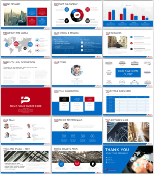 Presentation Template for Intelligence Partner | PowerPoint-Design von Imazing