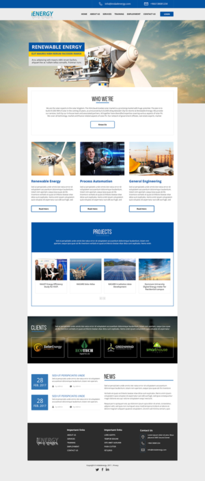 Wordpress Design by Descom Group for this project | Design #13906727