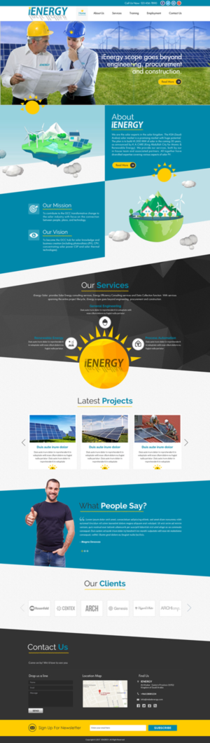 Redesign of Engineering firm website  | Wordpress Design by Sbss