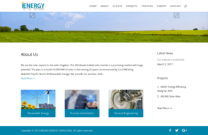 Redesign of Engineering firm website  | Wordpress Design by CharaFathimalil