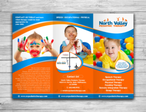 Pediatric Therapy Clinic Brochure | Broschüren-Design von ecorokerz