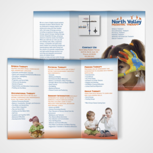 Pediatric Therapy Clinic Brochure | Brochure Design by banedsgn