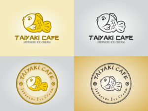 Logo Design by tyrr for taiyaki cafe  | Design #14019501