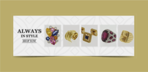 Banner For Upscale Jewelry Website | Banner-Design von bdesigner9