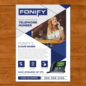 Fonify, Business marketing Flyer | Flyer Design by Souvik Roy (Alex Pro)