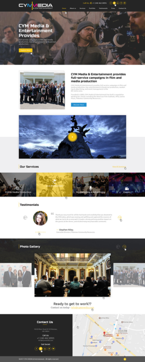 Media and Film Company Needs a New Website | Web Design by Ved Web Services